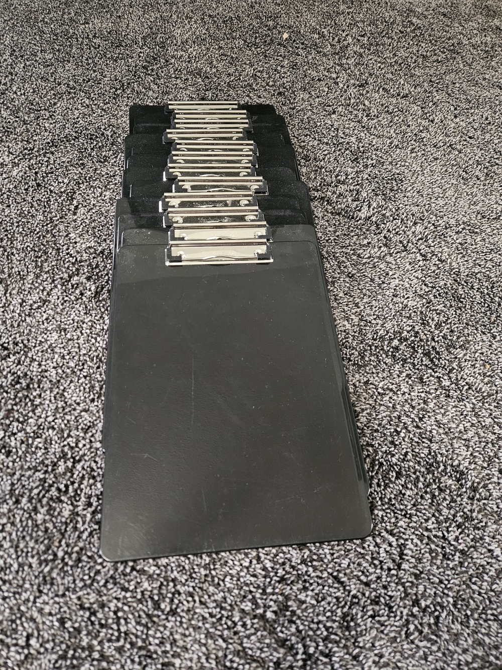 Black Clipboards with Metal Clip - Professional Office Supply X 12
